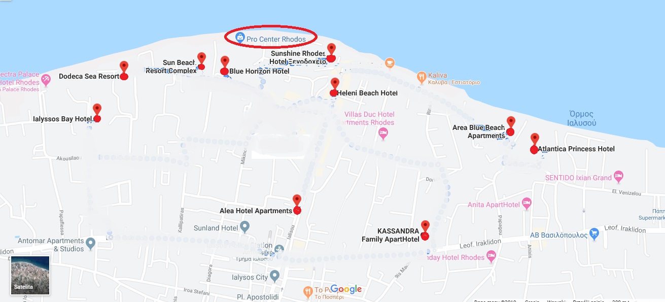 rodos ialyssos hotele max 15 minut pieszo od spotu